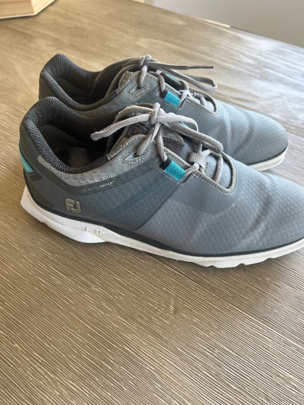 FootJoy Pro Sl Golf Shoes Grey/Reef Blue Men’s size 9